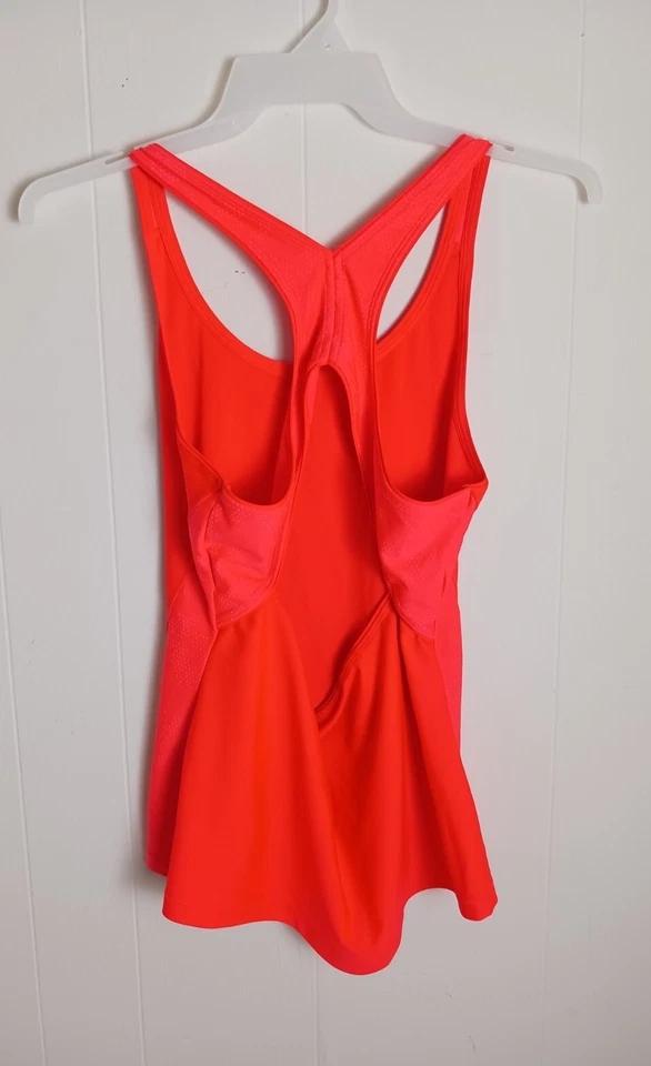 Women's Under Armour Heatgear Vest Top Pink Gym Yoga Sports 1305470 Size XL  - Image 3 of 4