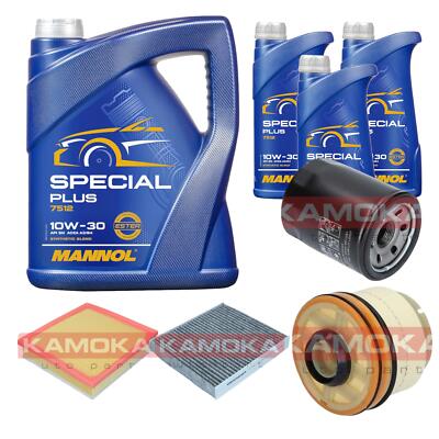 Inspektionspaket MANNOL Special Plus 10W-30 8L für Mitsubishi L 200/Triton 2.4