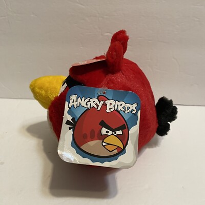 Angry Birds Red Bird 5” Plush Commonwealth 2010 - No Sound