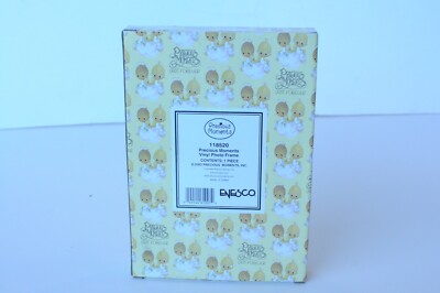 RECIOUS MOMENTS VINYL PHOTO FRAME 4.5 X3  NEW 118520