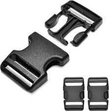 3pcs 1-1/2 Inch Plastic Buckle for Strap Replacment Heavy Duty Belt Buckles B...