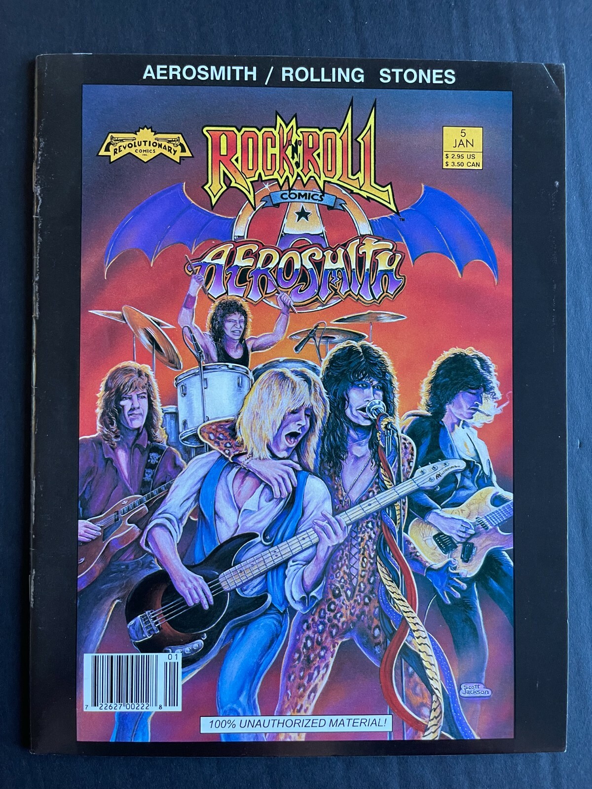 Rock N' Roll Comics #5 - Aerosmith/Rolling Stones - 1st Print (Rev., 1989) Fine+