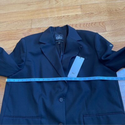 ALO Yoga First Class Blazer Black Sz Large Oversized | eBay
