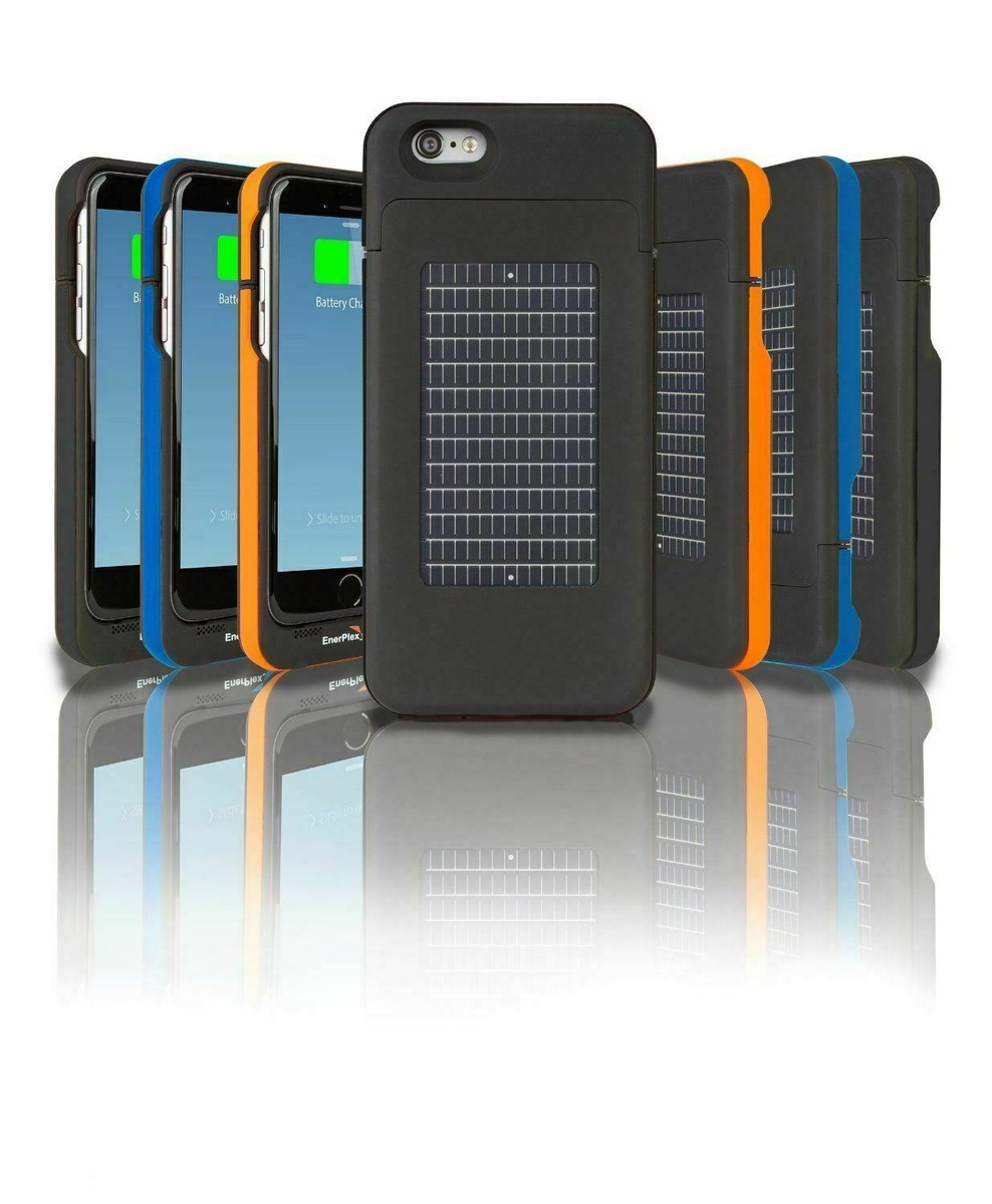 Enerplex Surfr Battery Solar Case iPhone 6/6s Orange, 3000mAh