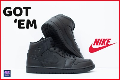 Air Jordan 1 Mid Triple Black(日本未発売) Size 11 - Nike Air Jordan 1 Mid Triple Black 2022 | eBay