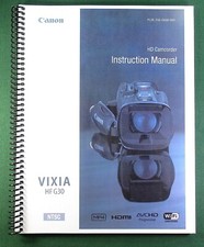 Canon Vixia HF G30 Instruction Manual: 189 Pages  Protective Covers