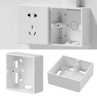 Apply Wall Surface Junction Box External Mounting Box Switch Socket Box 86 Type