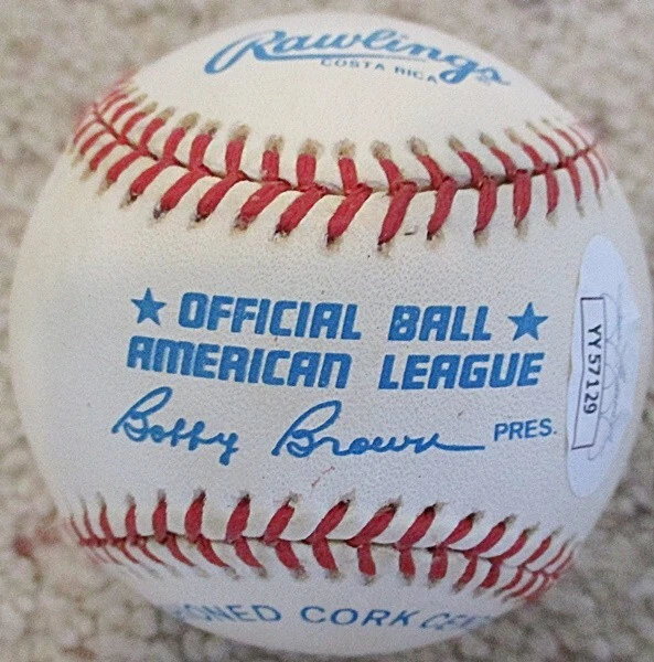 Sharp JOSH GIBSON JR Signed OAL Baseball JSA Full LOA Negro League - Image 3 of 4