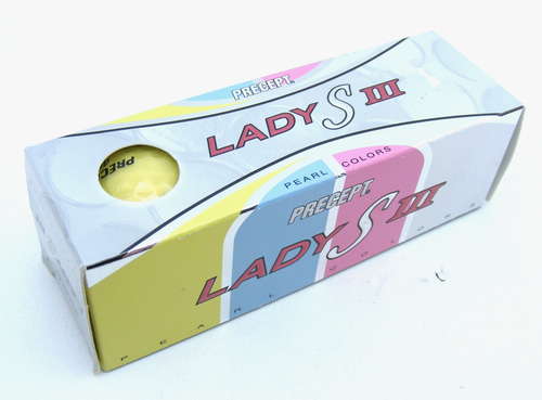 Precept Lady S3 Pearl Colors 3 Golf Balls 3 Pack New Open Box - Picture 2 of 4