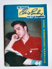 The Official Elvis Presley Fan Club Magazine Of Great Britain Oct - Nov 2004