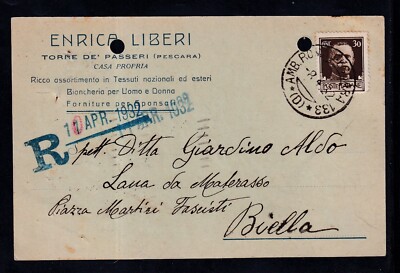 Kingdom Postcard Amb. Amb. Rome - Pescara 133 (D) 1932 KY2274