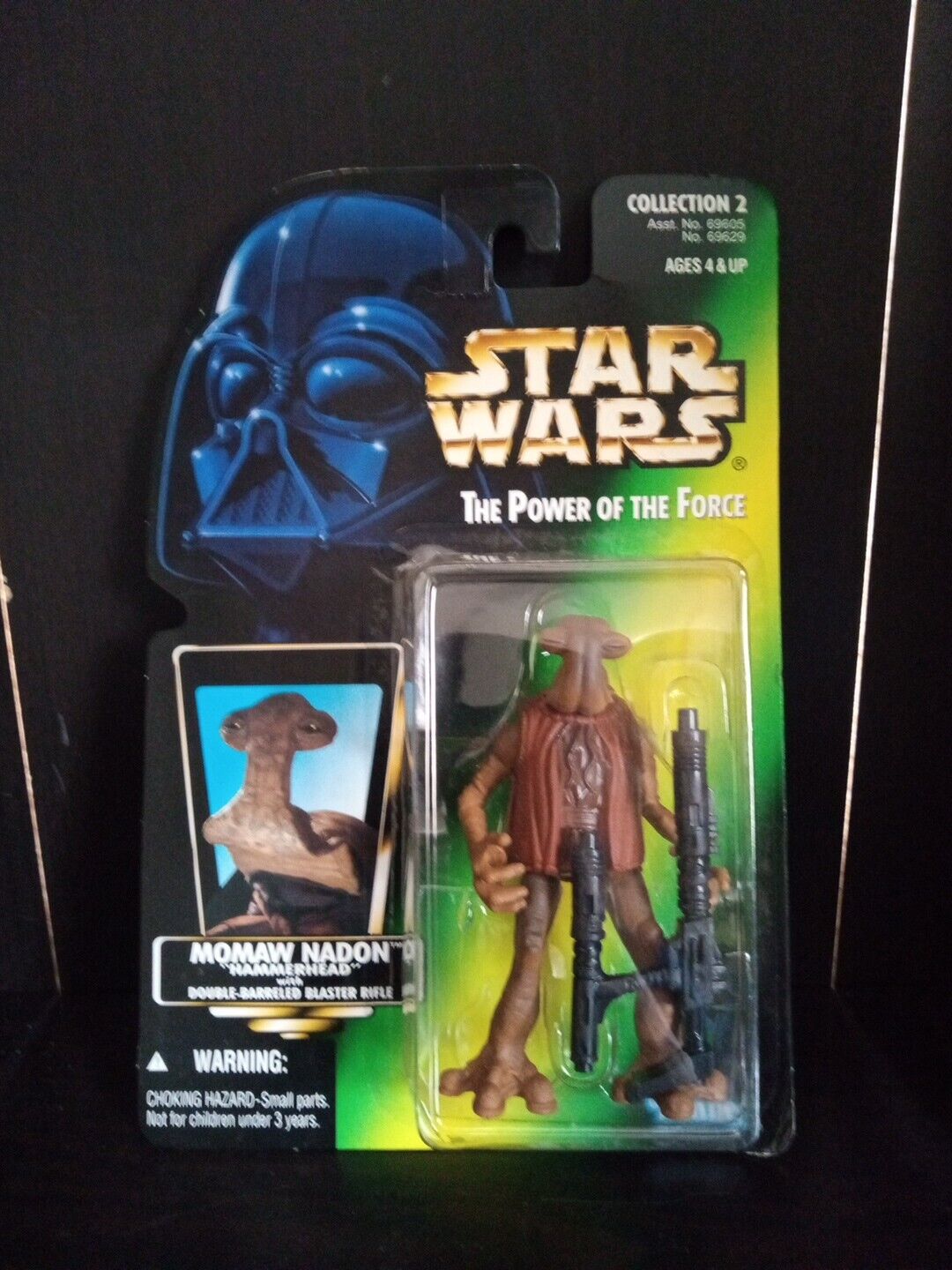 1996 Kenner Star Wars The Power Of The Force MOMAW NADON HAMMERHEAD Figure New!