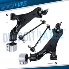 Front Lower Control Arms w/Ball Joints + Sway Bars for 2010-2017 Equinox Terrain
