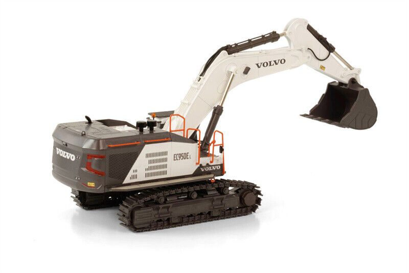WSI FOR VOLVO EC950E WHITE Excavator 1/50 DIECAST Truck WSI FOR VOLVO EC950E WHITE Excavator 1/50 DIECAST Truck