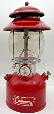 Vintage 1967 Coleman Lantern 200A Bottom Safe Storage Filter