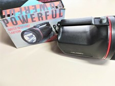 TORCIA LAMPADA ALOGENA PORTATILE BATTERIA RESISTENTE ACQUA WATER RESISTANT