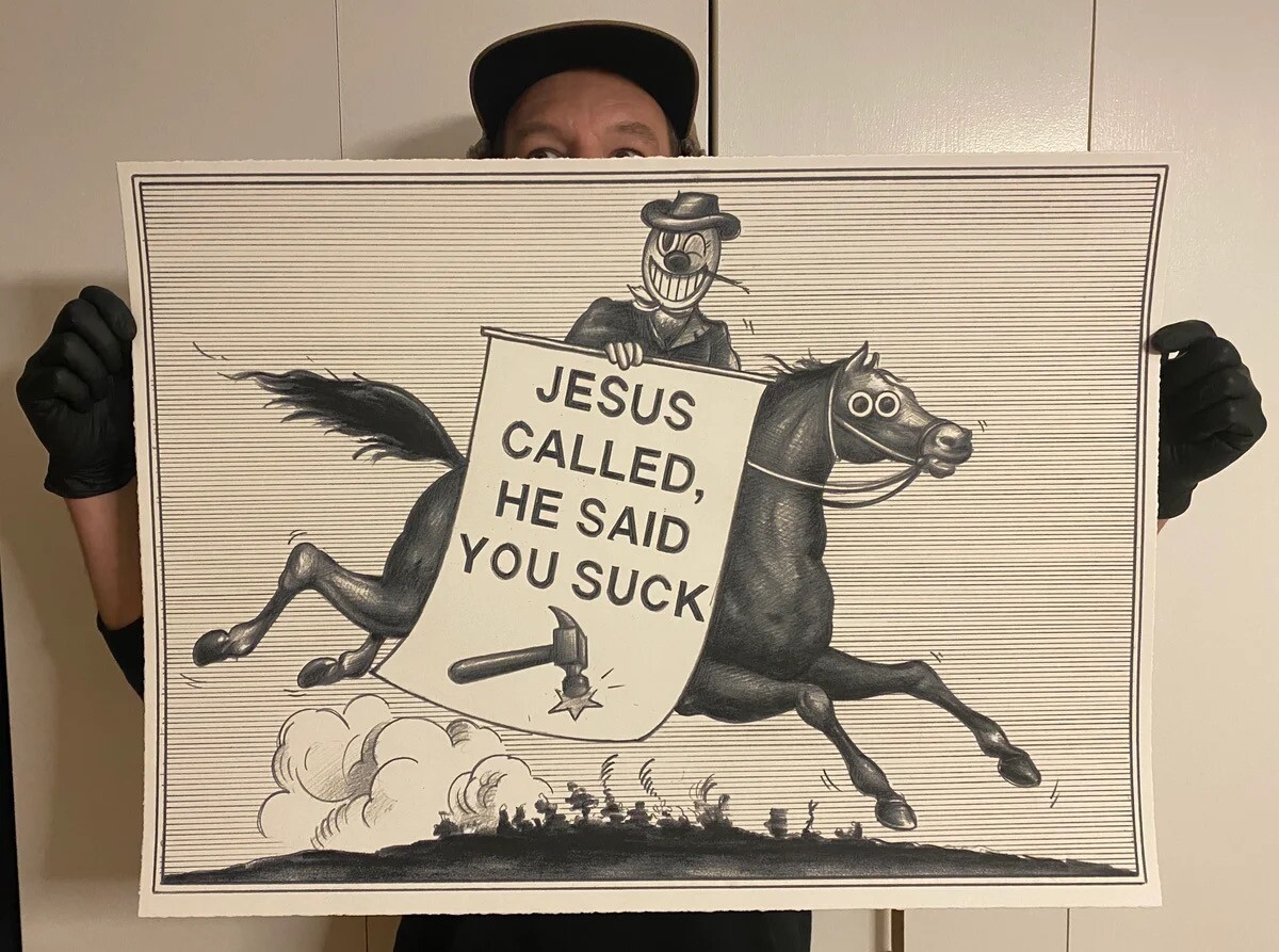 Ryan Travis Christian『Jesus Called』ED50 RYAN TRAVIS CHRISTIAN JESUS CALLED PRINT OF 50 **IN HAND