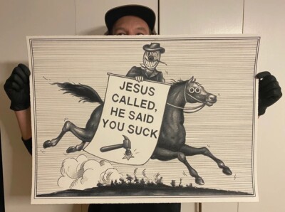 RYAN TRAVIS CHRISTIAN JESUS CALLED PRINT OF 50 **IN HAND READY