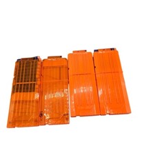 Nerf 12-Round Foam Dart Magazine Clip Lot of 4 N- Strike Elite