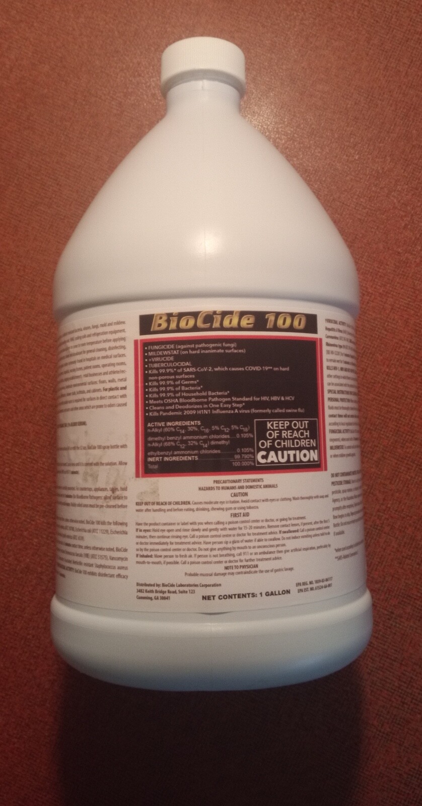 BioCide 100 Disinfectant and Mold Remover powerful mold solution 1