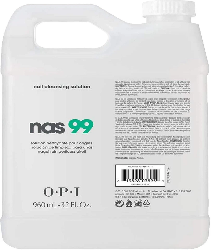 OPI NAS 99 Nail Cleansing Solution 960ml