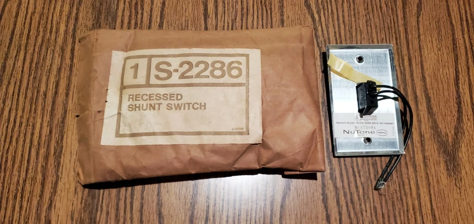 Nutone S-2286 Recessed Shunt Switch - Image 2 of 2