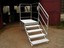 Garden Outdoor Reinforced Metal Galvanised Stairs- 100cm Wide | eBay