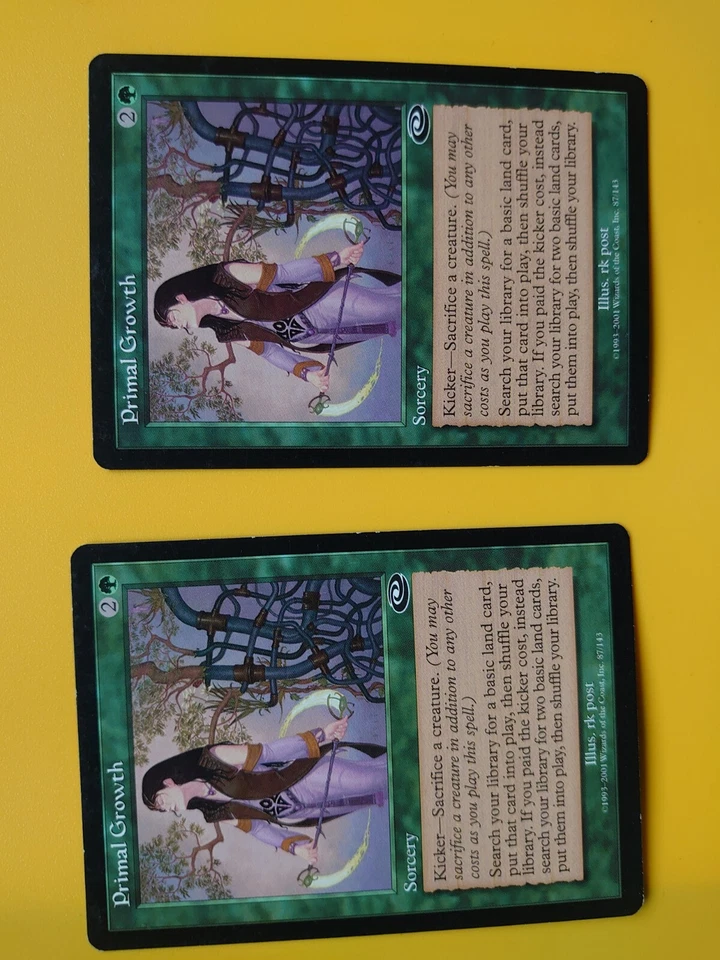MTG Card. Primal Growth x2 Planeshift Sorcery - Image 2 of 4