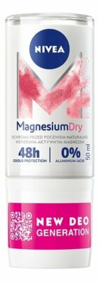 Nivea Women MAGNESIUM DRY roll-on antiperspirant 50ml- FREE SHIPPING