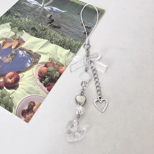 Elegant Keychain Delicate Bowknot Phone Charm Keyring Accessory - Zdjęcie 4 z 8