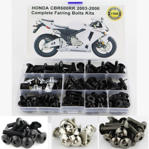 Fit For Honda CBR600RR 2003 2004 2005 2006 Complete Fairing Bolt Kit