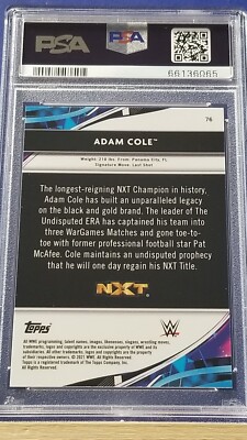 2021 Topps Finest WWE - Adam Cole #76 X-Fractor for sale online | eBay