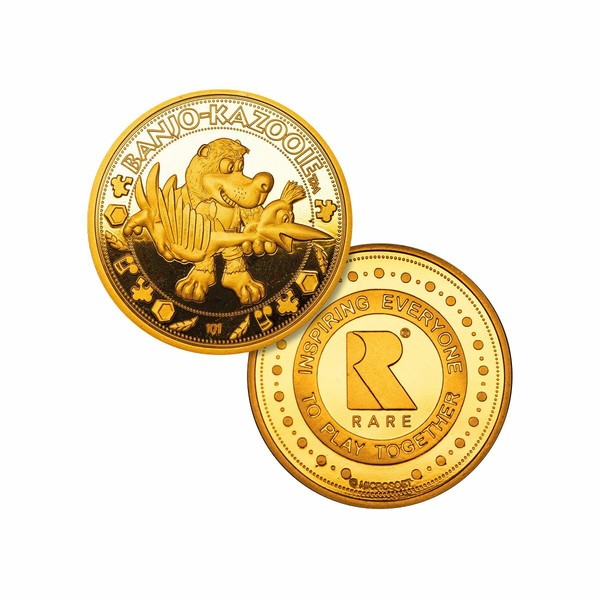 Banjo Kazooie Limited Silver Edition Coin Number 1025 of 9995 UK Ship