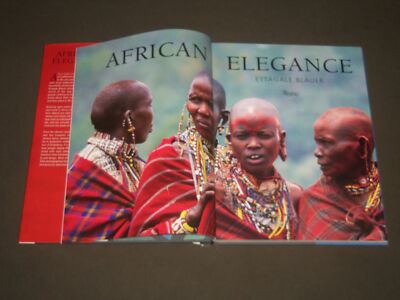 1999 AFRICAN ELEGANCE BY ETTAGALE BLAVER HARDCOVER BOOK - I 1193