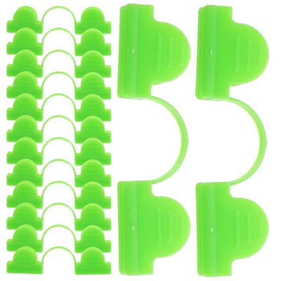  50 Pcs Gewächshausklammern Gartenclips Pflanzenstützen Membran