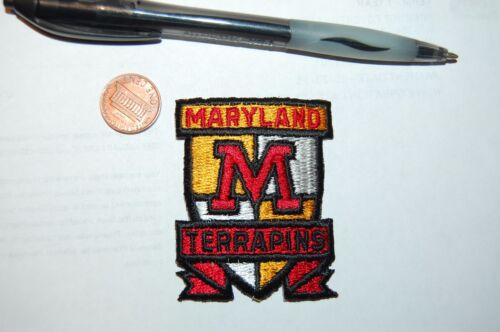 Maryland Terrapins "TERPS" 2 3/8" Banner Logo Patch College - Afbeelding 1 van 1