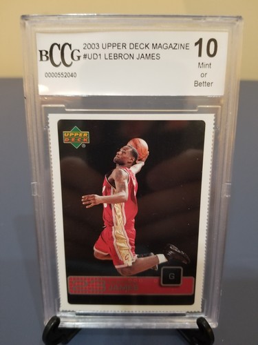 2003-04 Upper Deck Magazine #UD1 LeBron James Cleveland Cavaliers BCCG 10