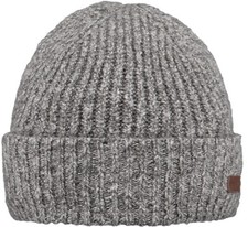 2022 NEW ADULT BARTS BLACKE TURNUP KNIT BEANIE HAT COLOUR HEATHER GREY TURN UP