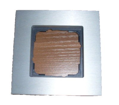 Rahmen Abdeckrahmen Esprit Aluminium 1fach Gira 021117 Rahmen Esprit Aluminium