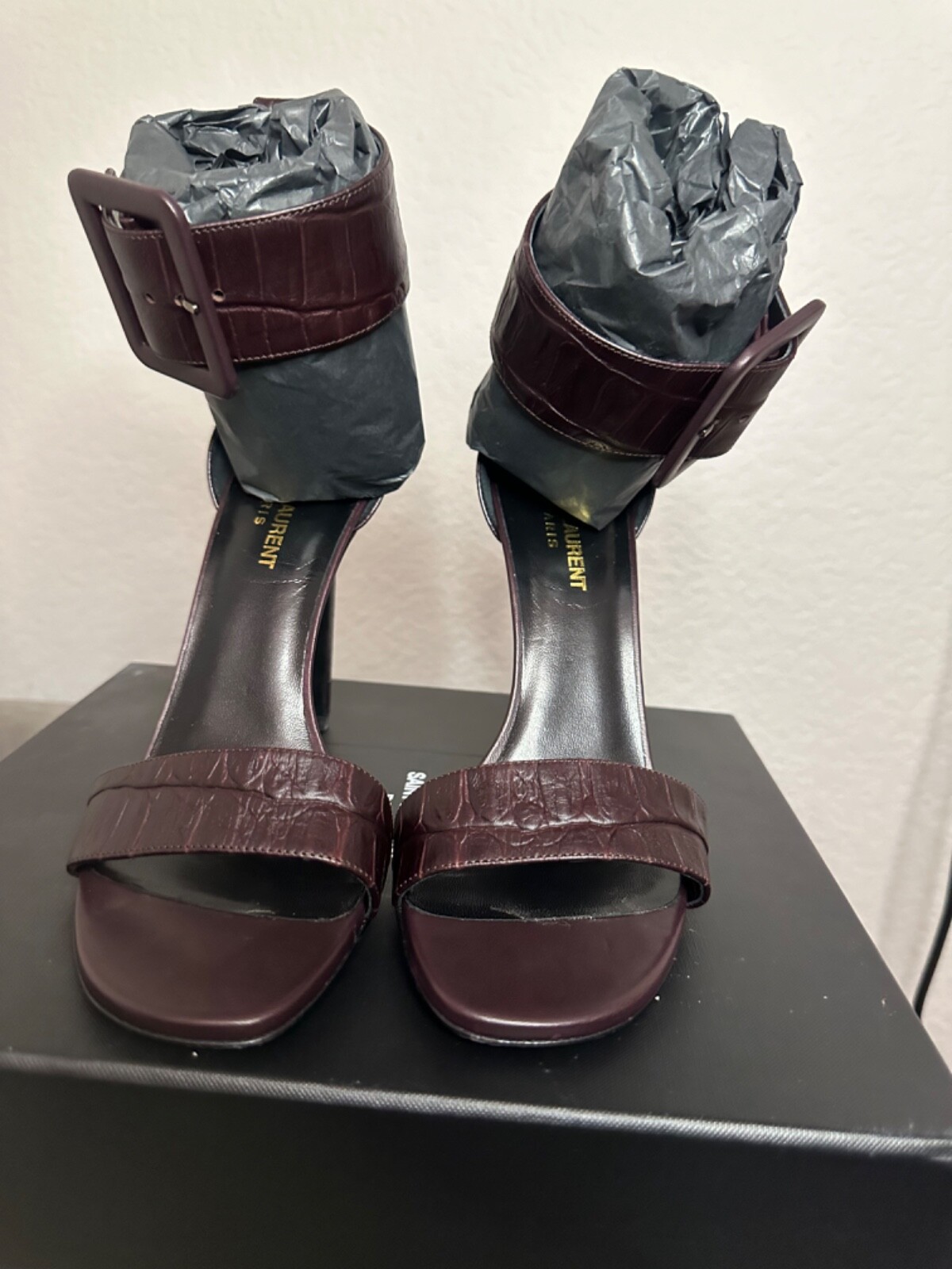 SAINT LAURENT sandalo tacco taglia 39