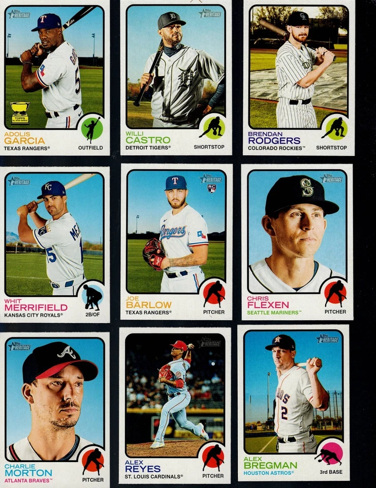 2022 TOPPS HERITAGE Baseball Complete Your Set 1-250 BUY MORE SAVE MORE - Image 4 of 4