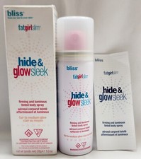 Bliss Hide Glow Sleek TINTED BODY SPRAY Fair Medium Firm Luminous 1 oz/28g New