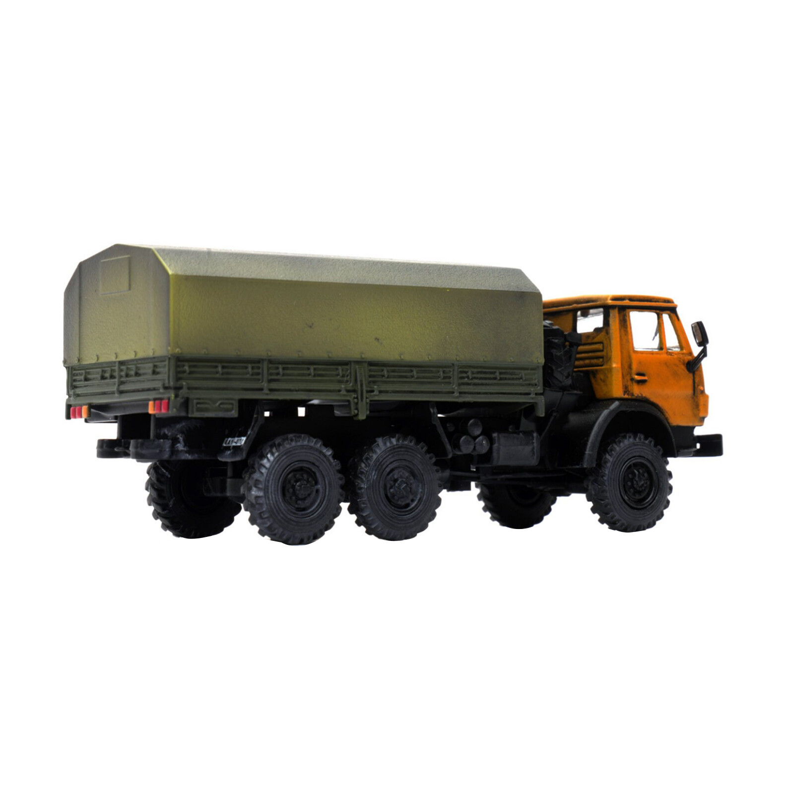 11 cm Diecast 1/72 Ejército Ruso Kamaz 43101 Vehículo de Ingeniería Modelo Juguete Regalo