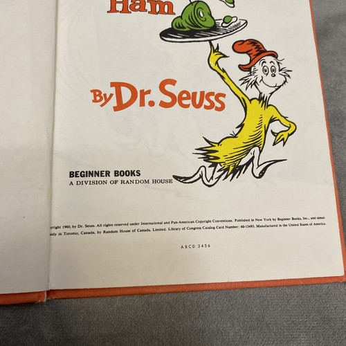 Vintage Dr. Seuss Book Lot 7 Books Hop On Pop Green Eggs And Ham One Fish - Picture 21 of 24