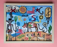 CORBELLIC + Painting 20x16" – Original MY LADY IS REALLY LOVELY + COA