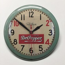 Dr. Pepper Advertising Clock Fridge Magnet BUY 3 GET 4 FREE MIX & MATCH