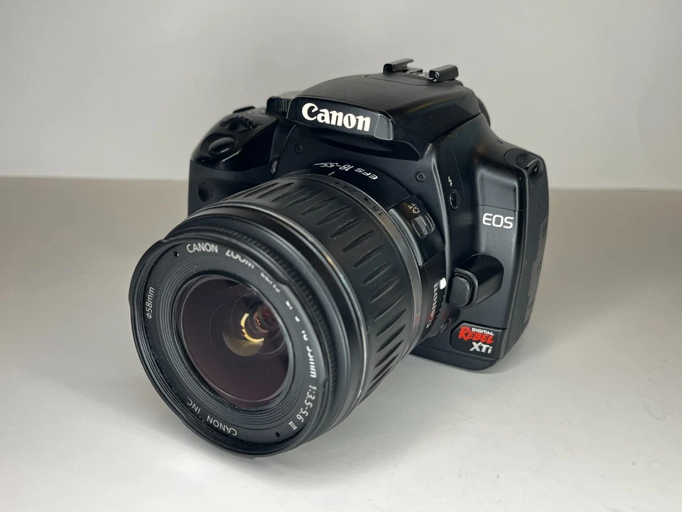 Canon EOS 400D Rebel XTi Digital SLR Camera, 18-55mm lens w/ charger  #21 - Image 3 of 4