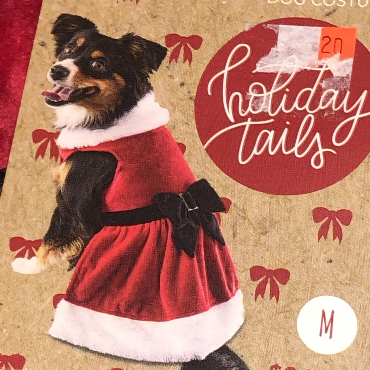 Mrs. Santa Paws Dog Outfit Costume Christmas Medium NWT Holiday Tails