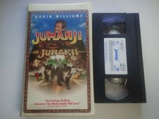 Clamshell Case VHS Movie Home Video Family Movie 1995 Jumanji Robin Williams