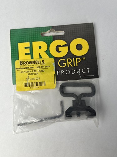 Ergo Slide Mount Sling Swivel Adapter Rail Black Loop 4293-BK